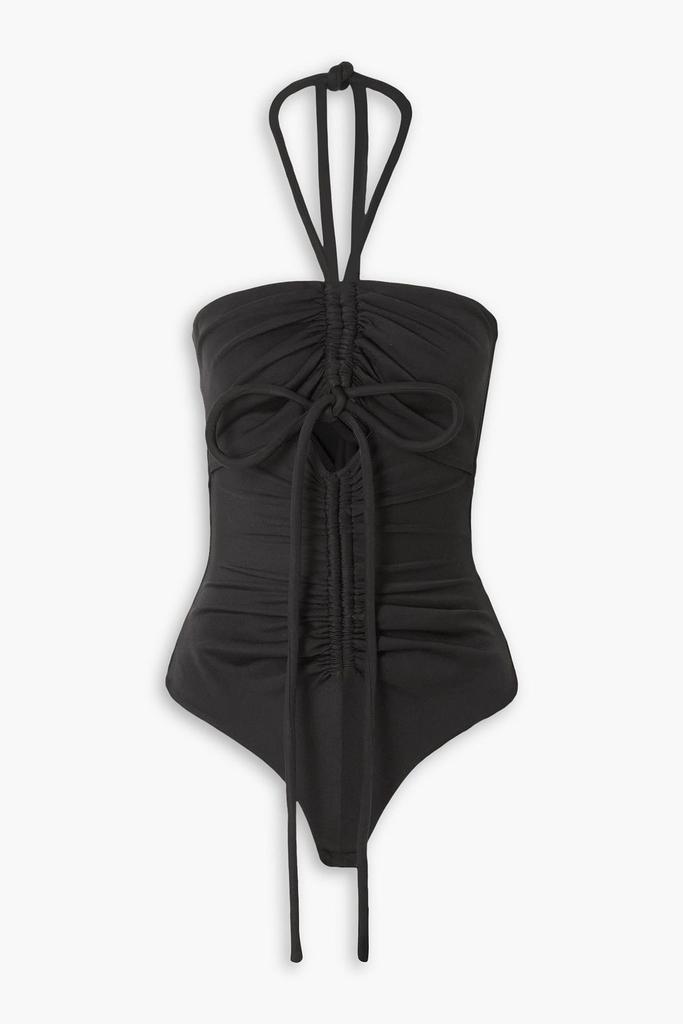 さえら　ヒスクローネ　ボレロ Proenza Schouler Ruched Halter Bodysuit - Tops - Free