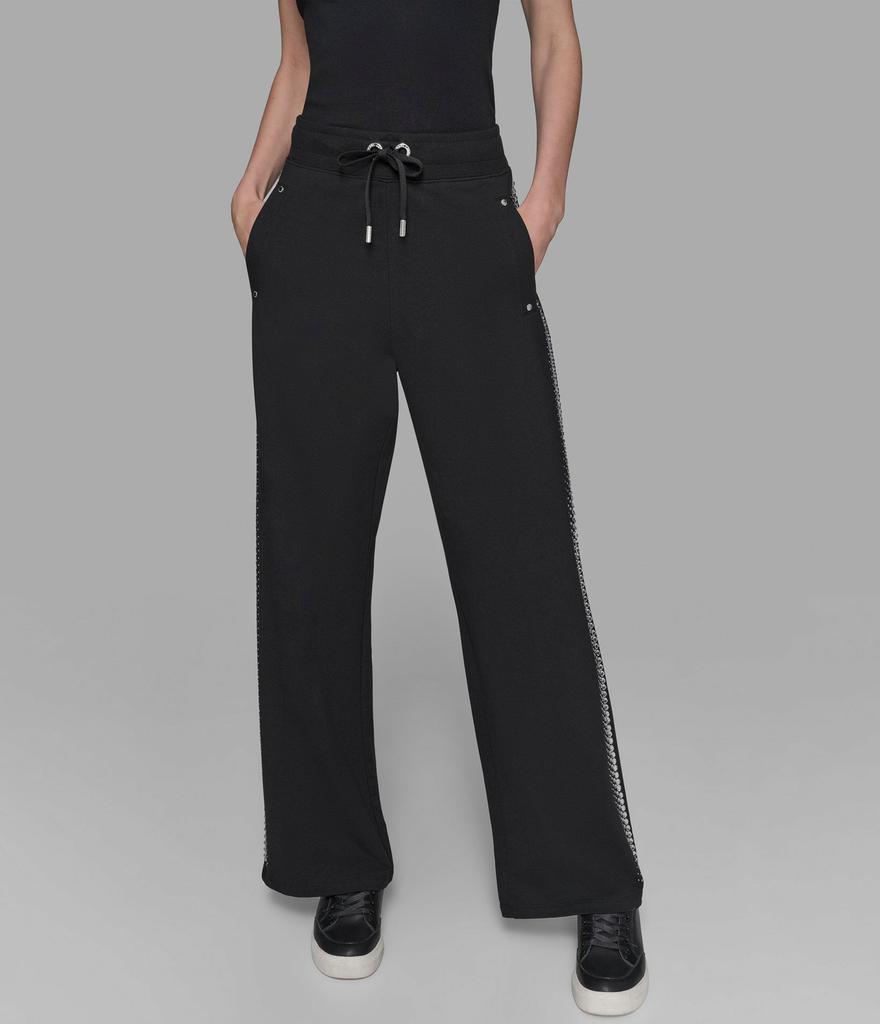 Karl Lagerfeld Paris CO-ORD RHINESTONE TRIM TRACK PANT