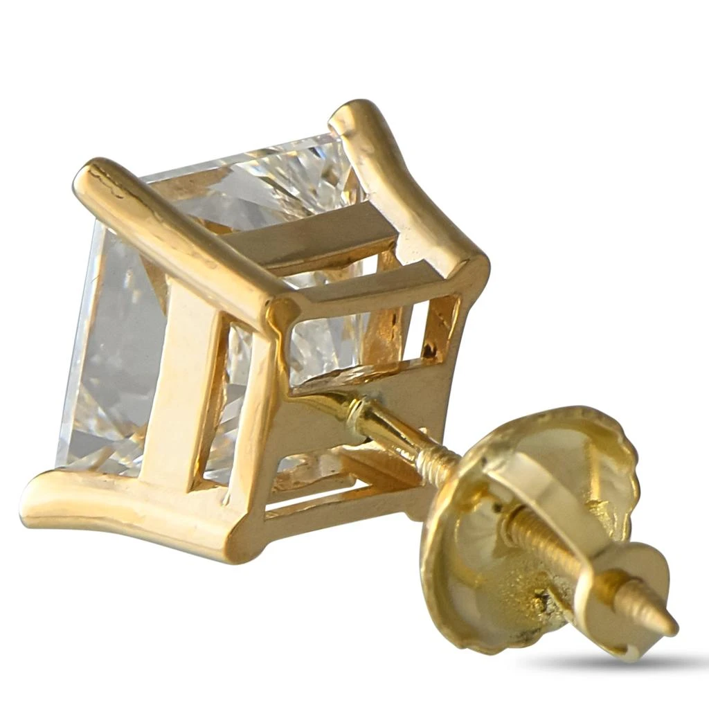 LB Exclusive 14K Yellow 3.80ct Gold Lab-Grown Diamond Earrings MF24-051525 2