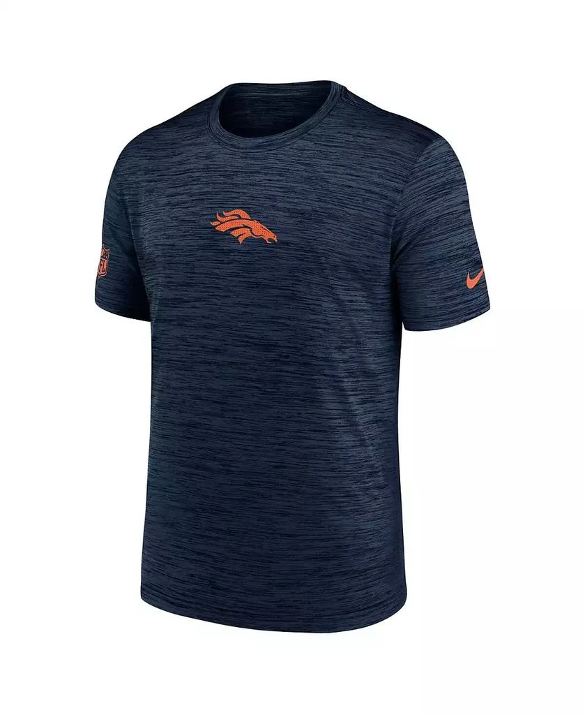 NIKE Men's Navy Denver Broncos Sideline Velocity Performance T-Shirt 1
