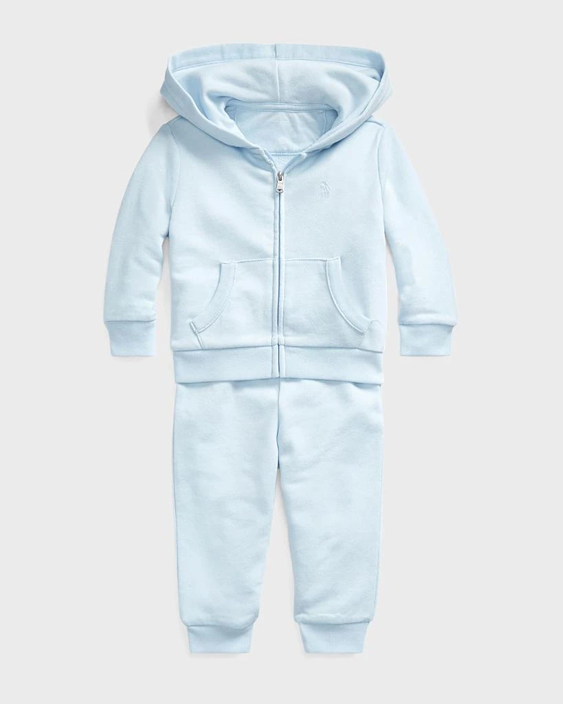 Ralph Lauren Boy's Atlantic Terry Fleece Jogger Set, Sizes 3M-24M 1