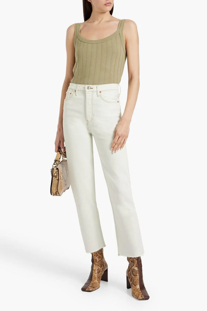Re/Done 70s high-rise straight-leg jeans 2