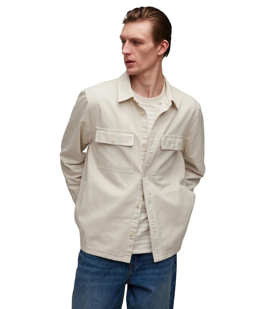 Madewell Straight Hem Garment-Dyed Work Shirt 1
