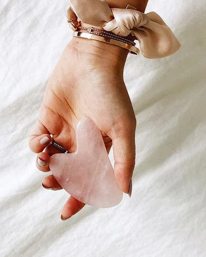 Mount Lai The Rose Quartz Gua Sha Facial Lifting Tool 6