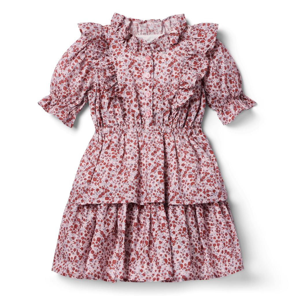 Janie and Jack Tiered Dress (Toddler/Little Kid/Big Kid)