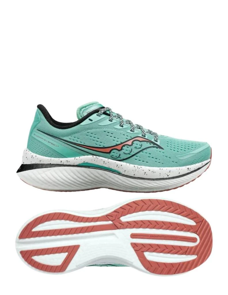 Saucony Women's Endorphin Speed 3 Running Shoes In Sprig/black Vert 1
