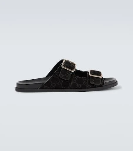 Gucci GG suede sandals 1