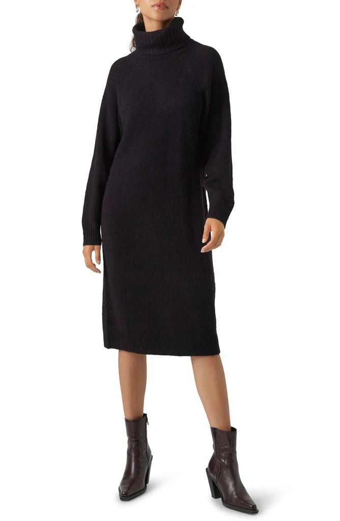 VERO MODA Daniela Turtleneck Long Sleeve Sweater Dress 1