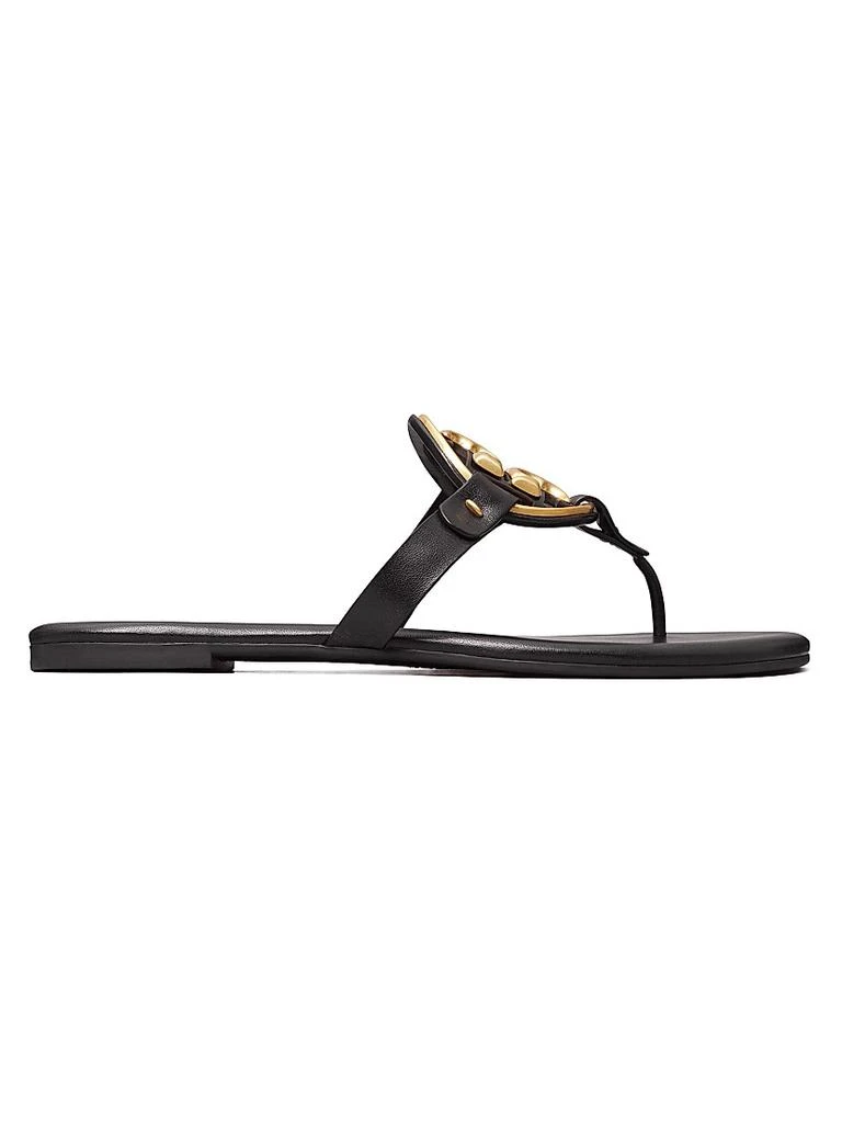 Tory Burch Miller Metal Double T Soft Sandals 1