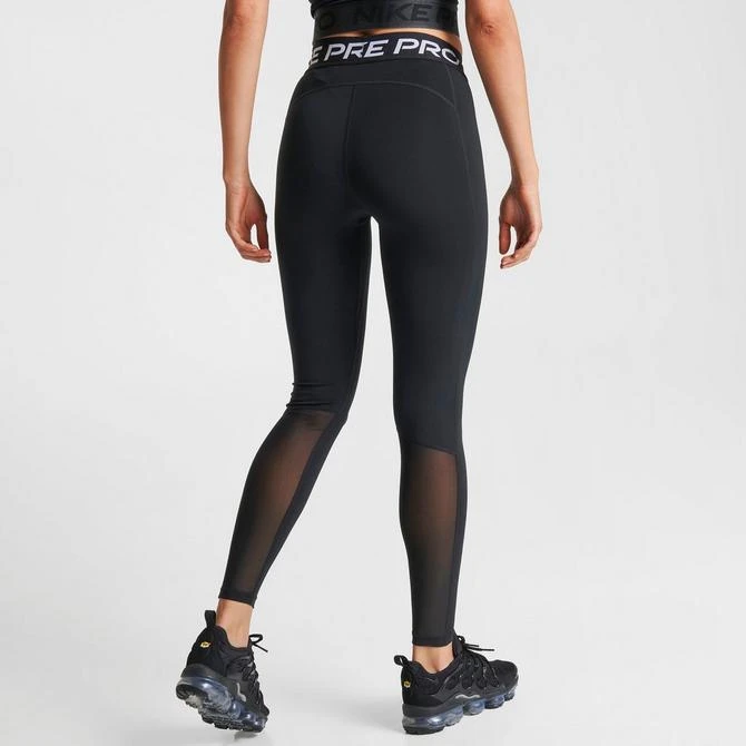 NIKE Women's Nike Pro 365 High-Waisted 7/8 Mesh Panel Leggings 4
