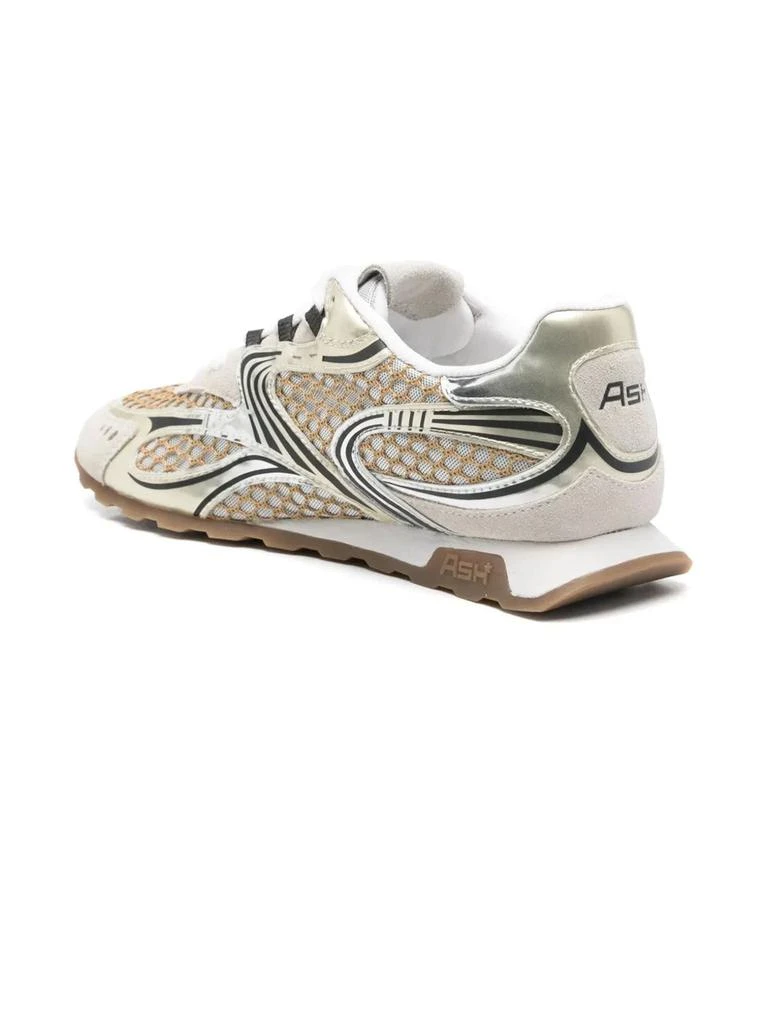 Ash Beige And Gold Kabuki Sneakers 3