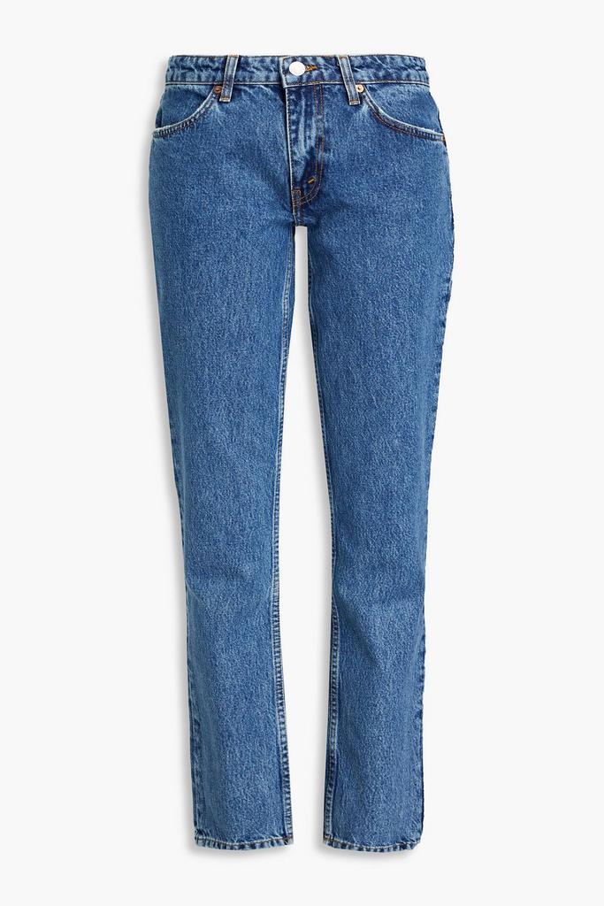 Re/Done Low-rise straight-leg jeans