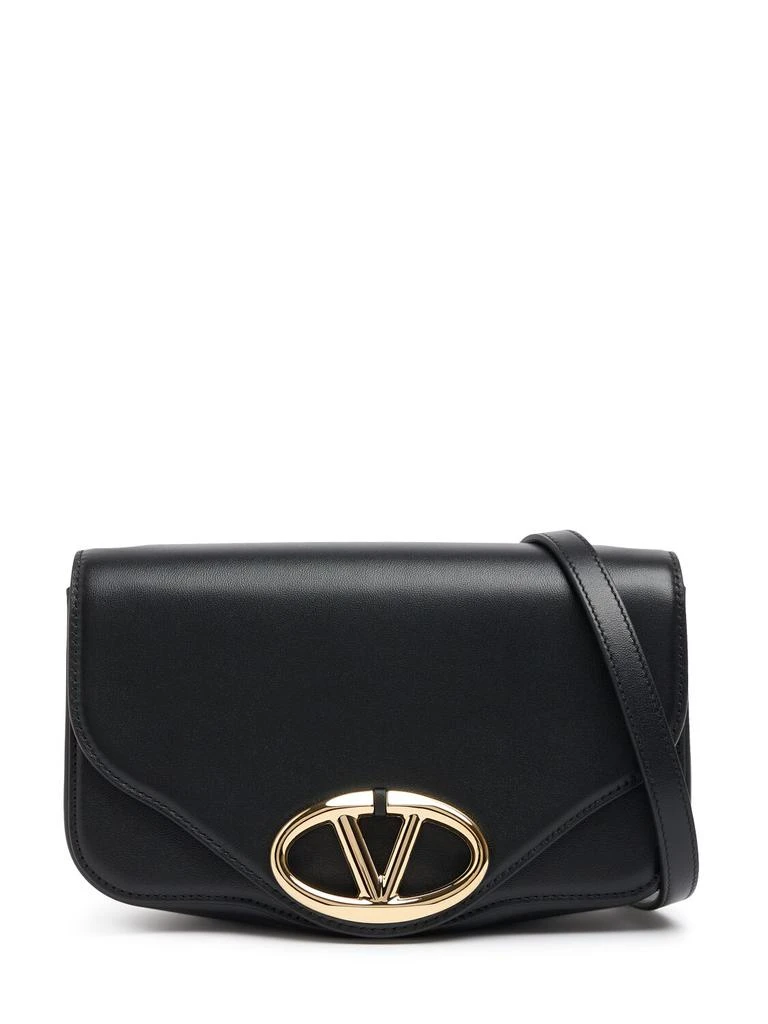 Valentino Small Logo Leather Shoulder Bag 1