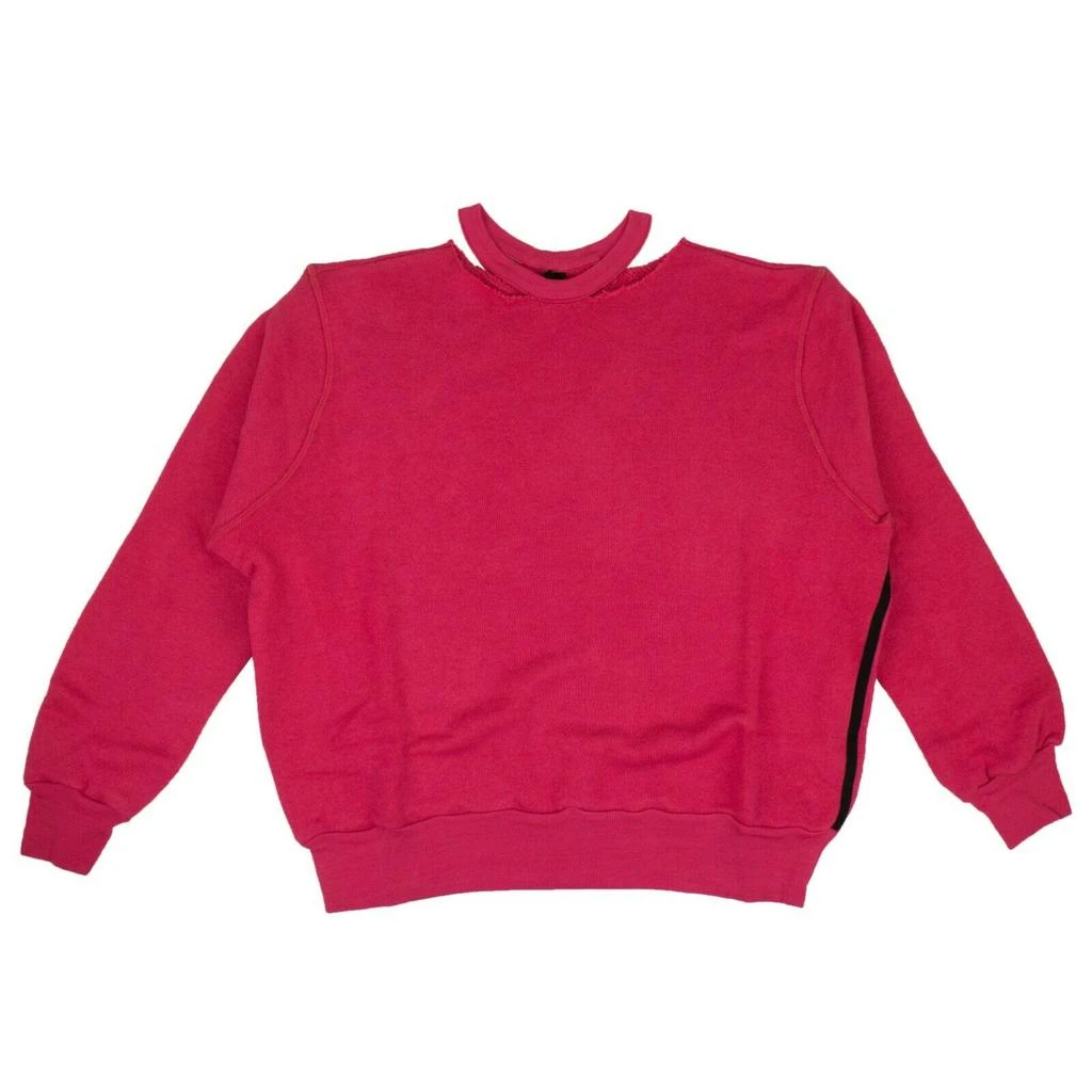Unravel Project Crew Cut Out Sweashirt - Pink 1