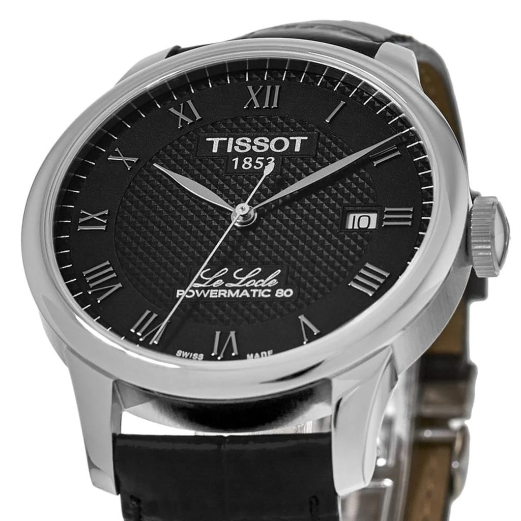 Tissot Le Locle Powermatic 80 Automatic Black Dial Men's Watch T006.407.16.053.00 2