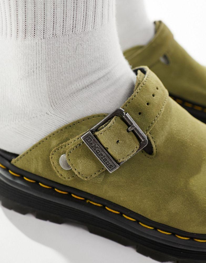 green suede doc martens