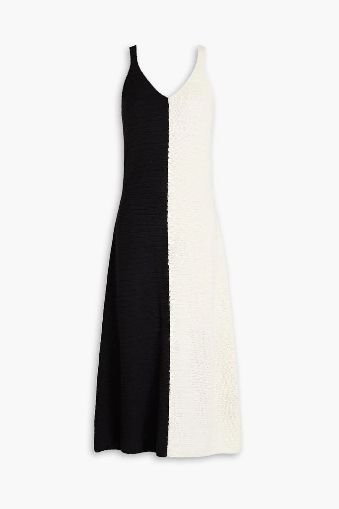 Zimmermann Two-tone crochet cotton midi dress 1