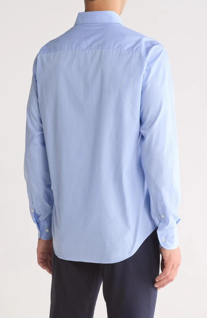 Armani Collezioni Solid Cotton Twill Dress Shirt 2