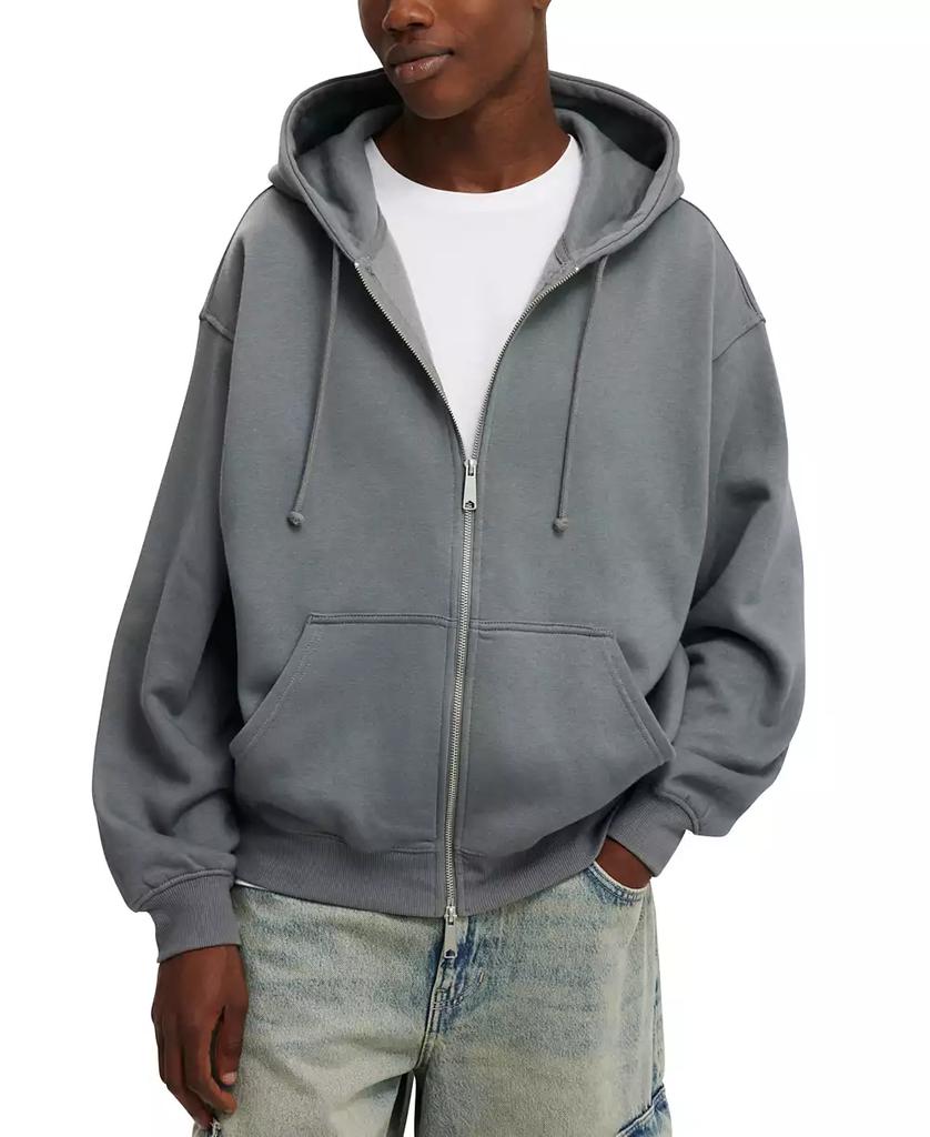 Cotton On Men's Box Fit Zip Up Hoodie