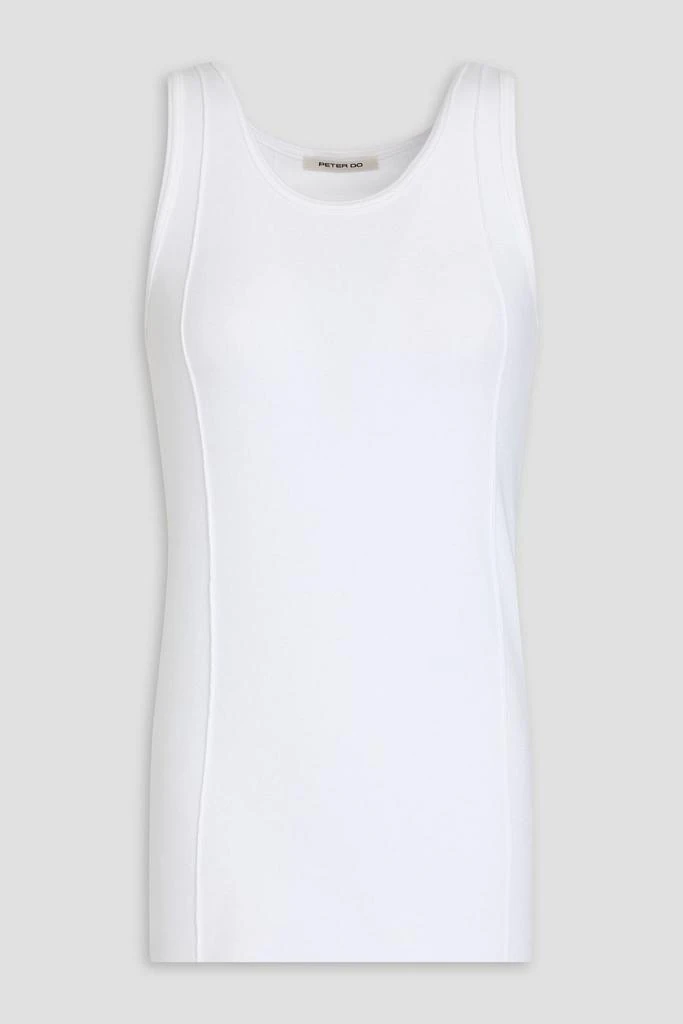 Peter Do Cotton-blend jersey tank 1