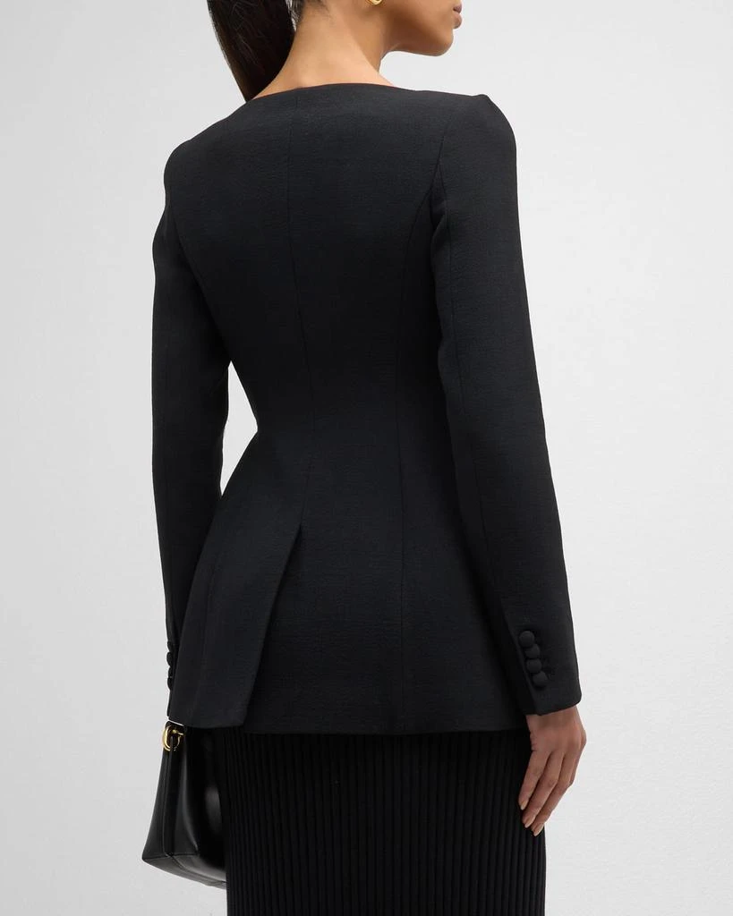 Gabriela Hearst Keir Crepe Tailored Jacket 7
