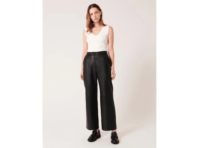 ZAPA Pantalon Prisk Noir en cuir 1