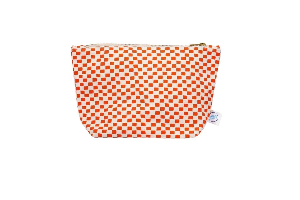 Dance Happy Designs Women
s Jamie Cosmetic Bag In Bright Orange