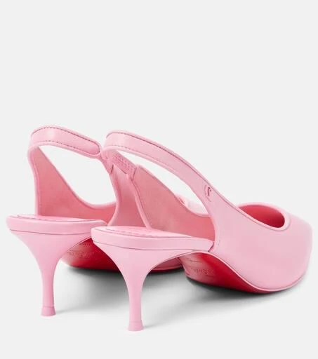 Christian Louboutin Sporty Kate 55 leather slingback pumps 3