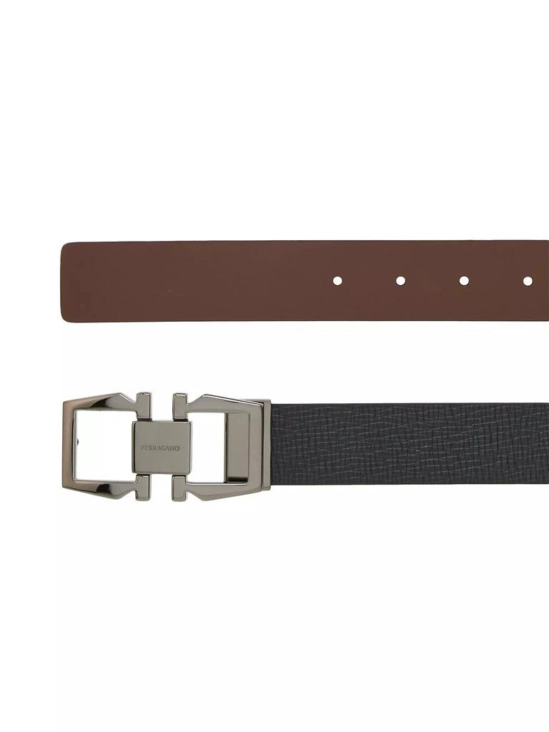 Salvatore Ferragamo Adjustable Cut-to-Size Leather Belt 3