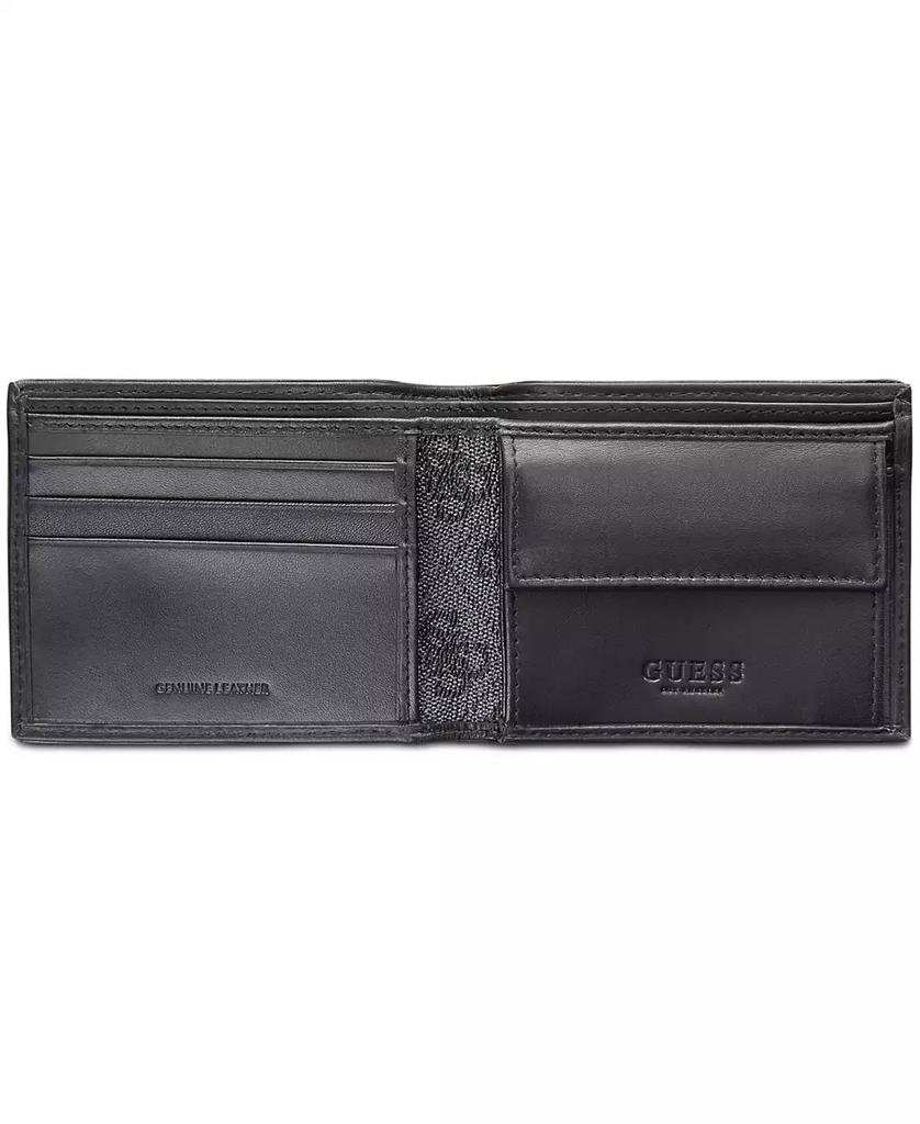 GUESS Men's RFID Slimfold Wallet with Interior Coin Pocket