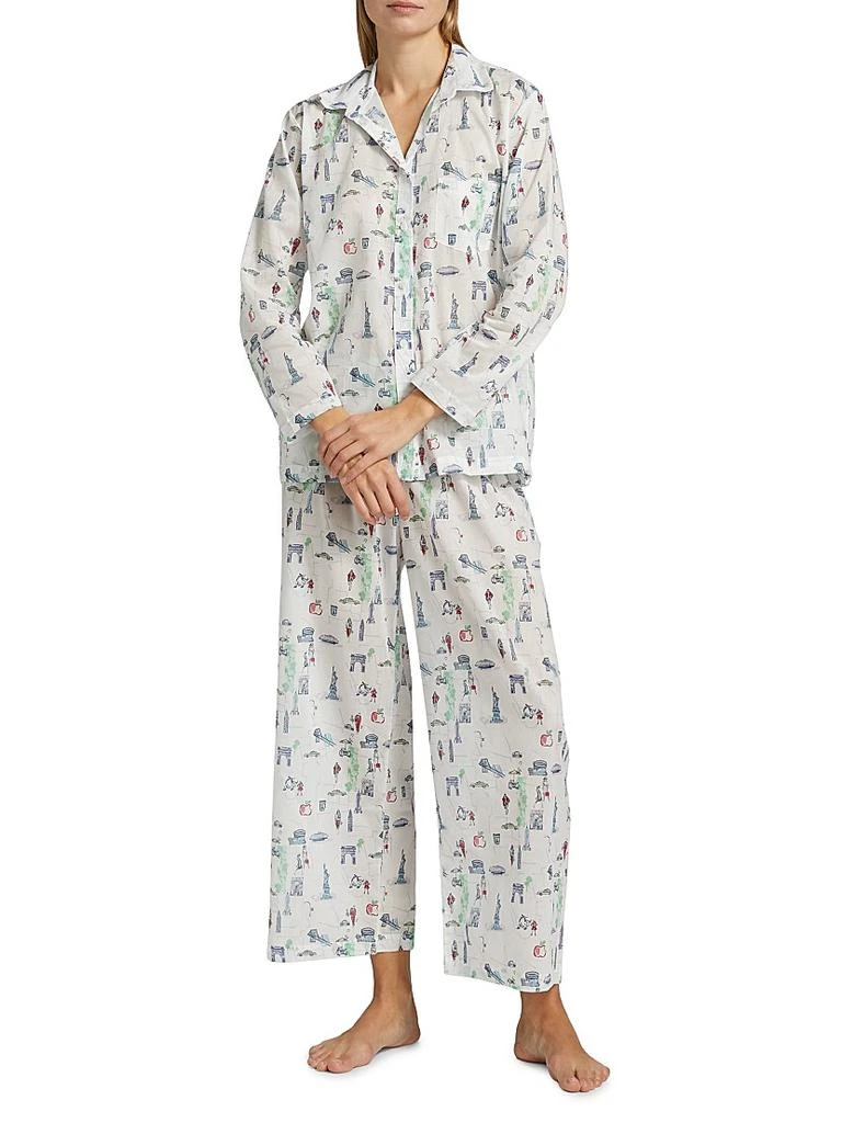 Pour Les Femmes New York Cotton Pajamas 3