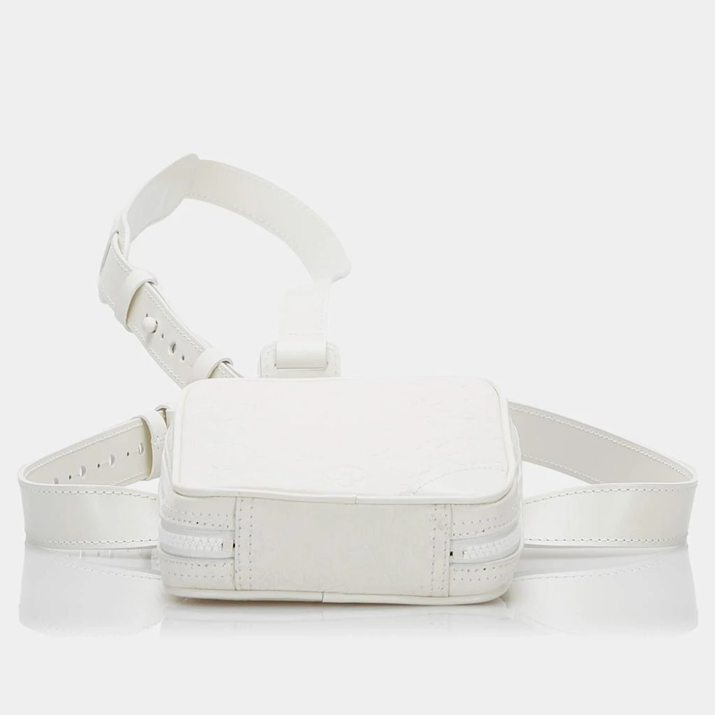 Louis Vuitton Louis Vuitton White Monogram Taurillon Leather Utility Side Bag 5