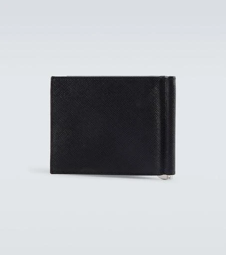 Prada Saffiano metal money clip wallet 3