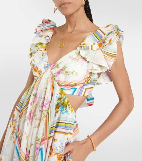 Zimmermann Halcyon floral silk maxi dress 4