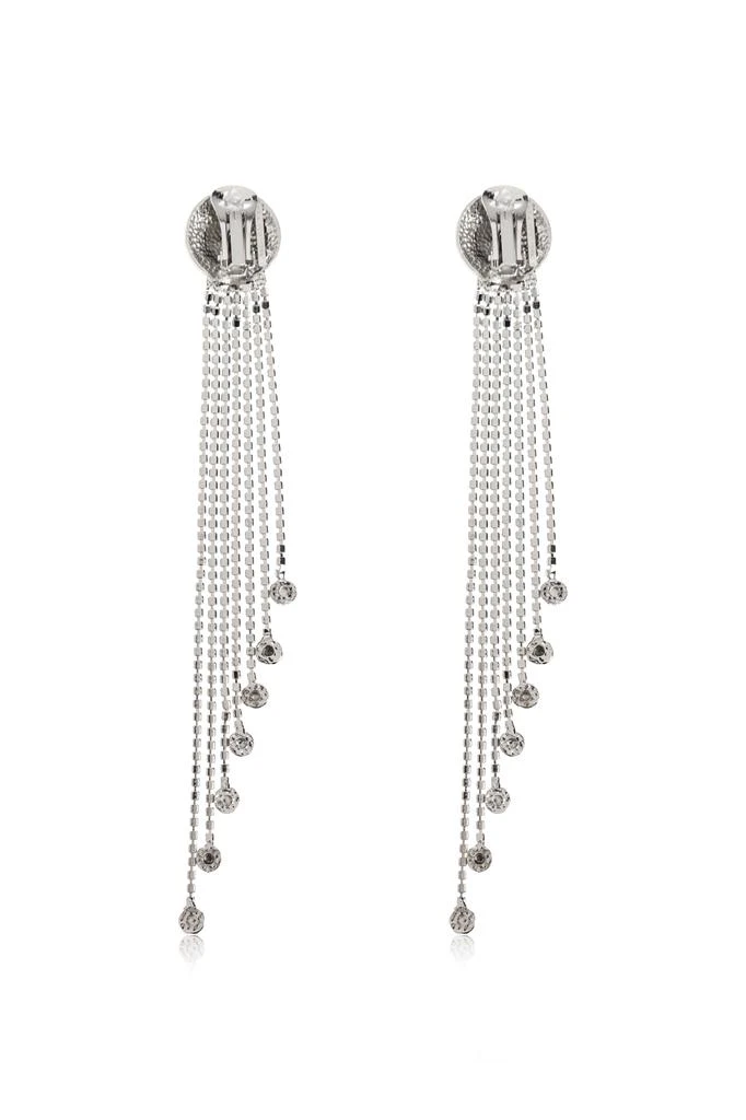 Alessandra Rich Clip-on earrings with crystals 3