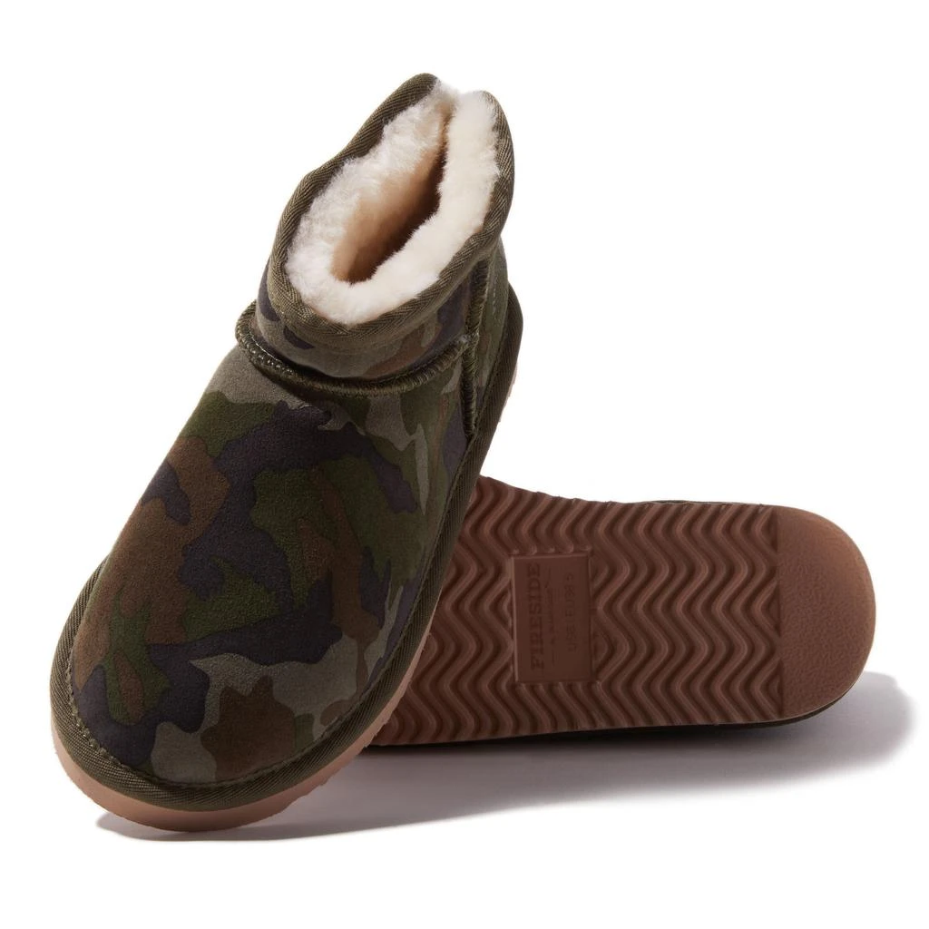Dear Foams Fireside by  Women's Riverland Genuine Shearling Micro Bootie 2