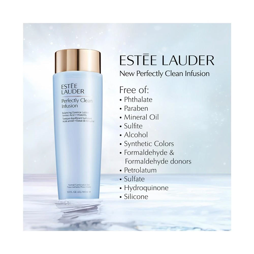 Estée Lauder Perfectly Clean Infusion Balancing Essence Lotion With Amino Acid & Waterlily, 13.5 oz 4