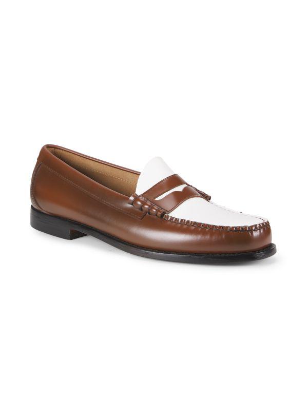 G.H. Bass Larson Leather Penny Loafers