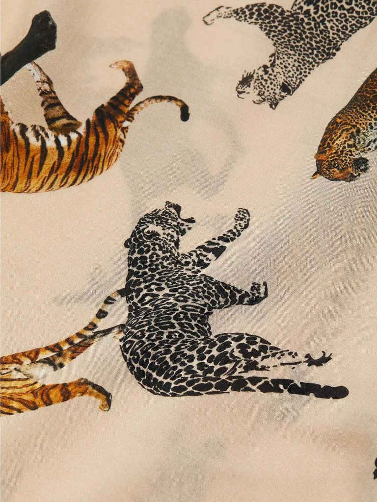 L'Agence Camille Animal Print Blouse 7