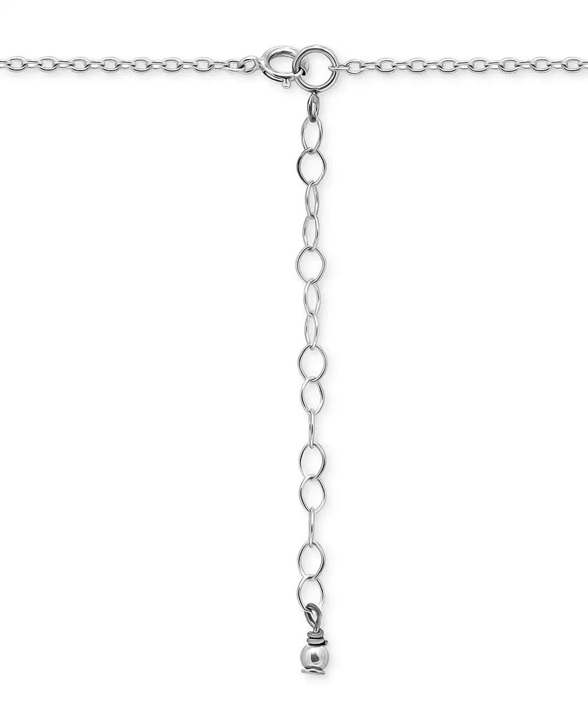 Giani Bernini Polished Cross & Cubic Zirconia Dangle Pendant Necklace, 16" + 2" extender, Exclusively at Macy's 4