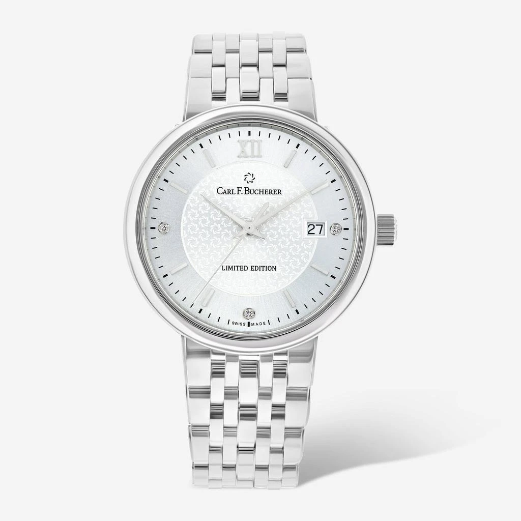 Carl F. Bucherer Carl F. Bucherer Adamavi AutoDate Diamond Limited Edition 39mm Stainless Steel Automatic Men's Watch 00.10314.08.19.98 1
