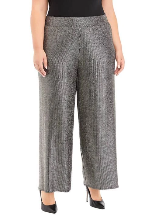 philosophy Plus Size Pull On Wide Leg Pants 1