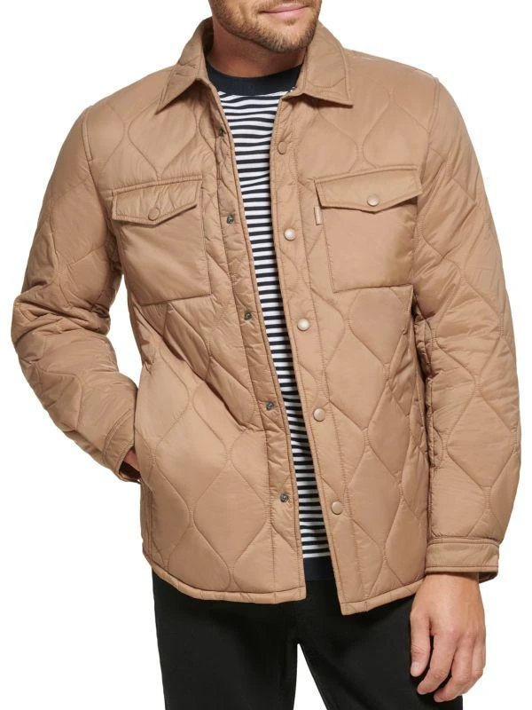 Calvin Klein Quilted Shirt Jacket 1