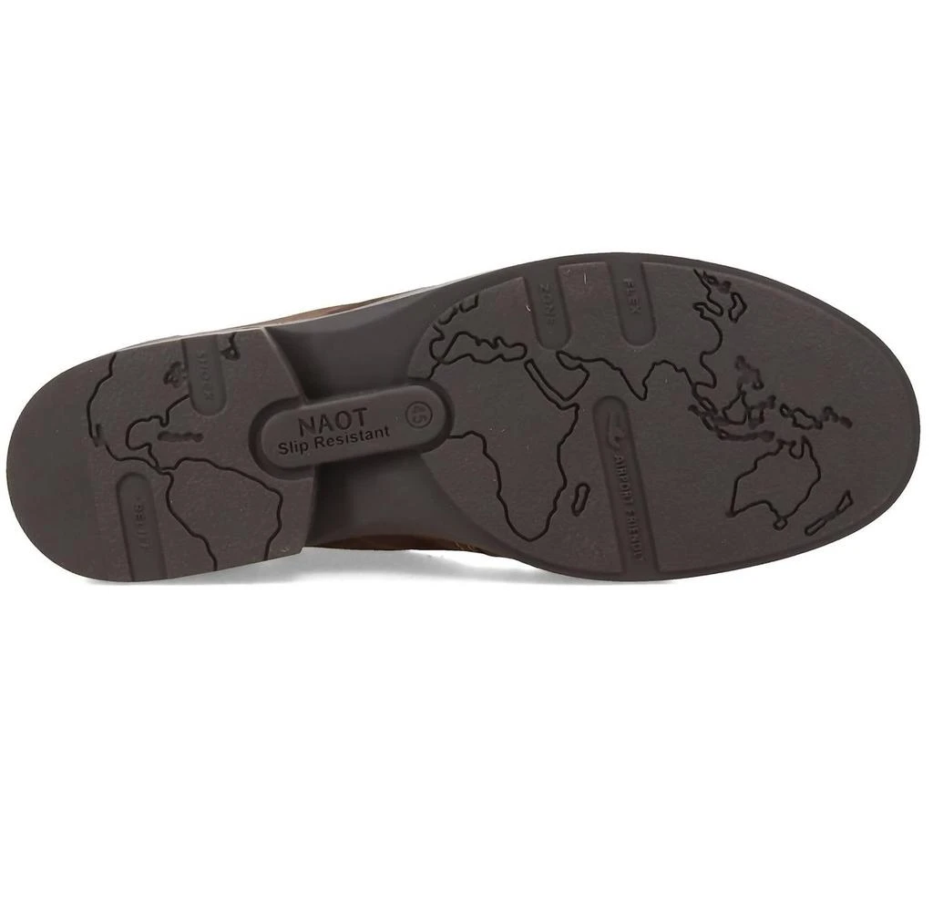 Naot Men's Chief Flat Shoes In Brown 5