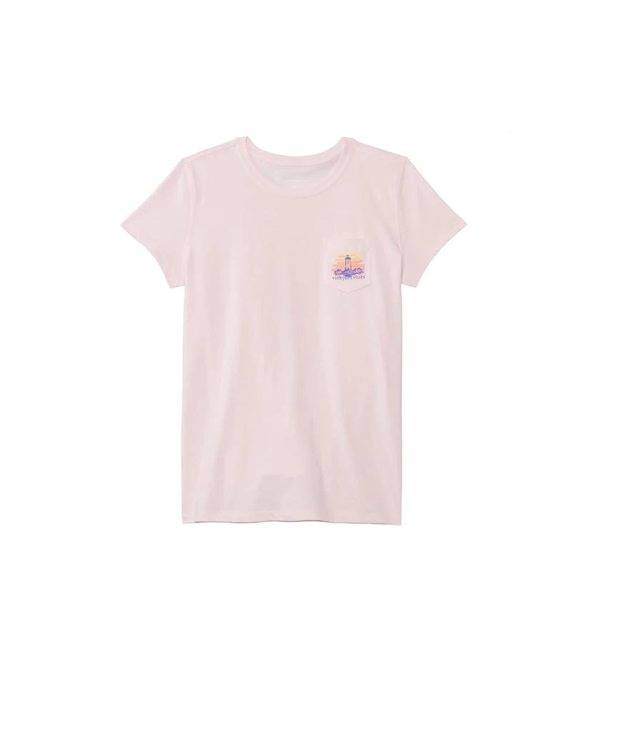 Vineyard Vines Girls Lighthouse Short Sleeves Tee (Little Kid) 1