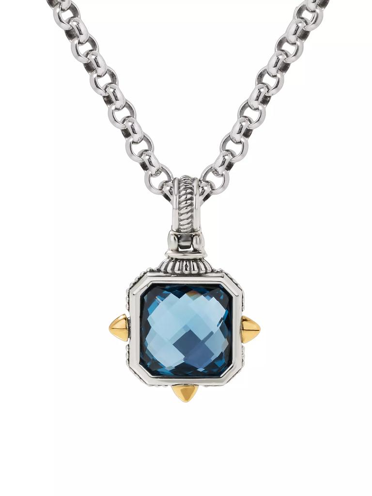 Konstantino Anthos S/G Blue Spinel Pendant