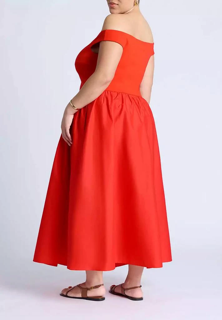 ELOQUII Women's Plus Size Boat Neck Mixed Fabric Dress - Dresses & Skirts - Compare Prices from 8+ Stores - Free Shipping - BeyondStyle ELOQUII Women's Plus Size Boat Neck Mixed Fabric Dress - Dresses & Skirts - Compare Prices from 8+ Stores - Free Shipping - BeyondStyle