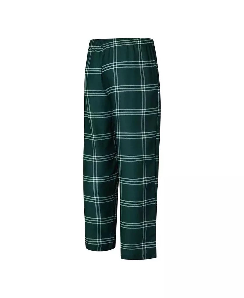 Concepts Sport Men's Hunter Green/Gray Milwaukee Bucks Petition Long Sleeve T-Shirt and Plaid Pant Set 3