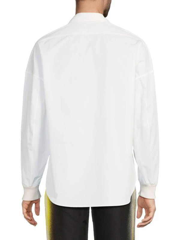 McQueen Curved Hem Cotton Shirt 2
