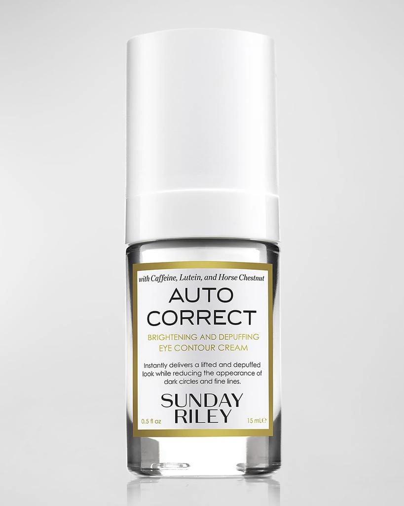 Sunday Riley Auto Correct Brightening and Depuffing Eye Contour Cream 1